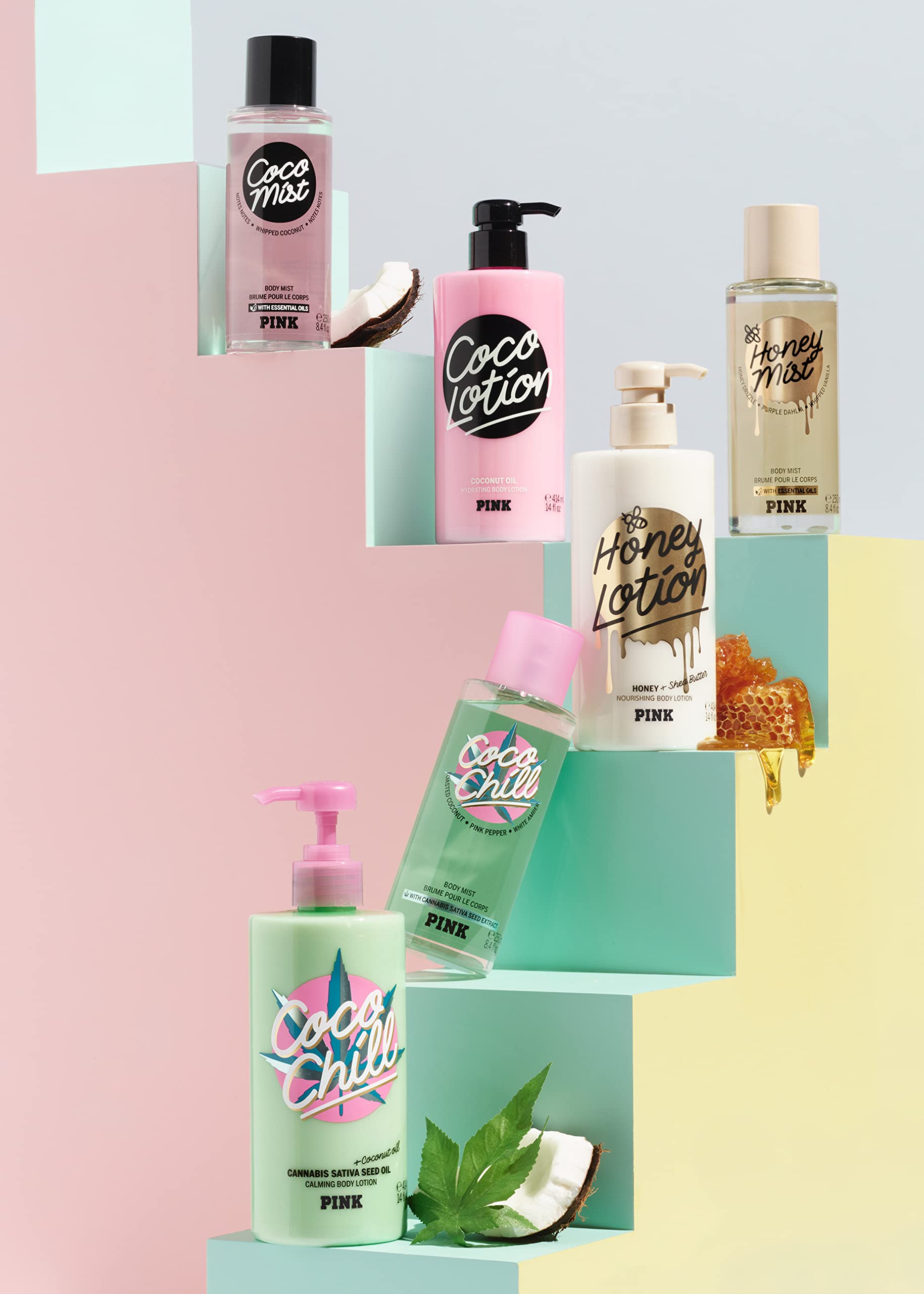 Close-up of Pink Honey label showing branding and notes.