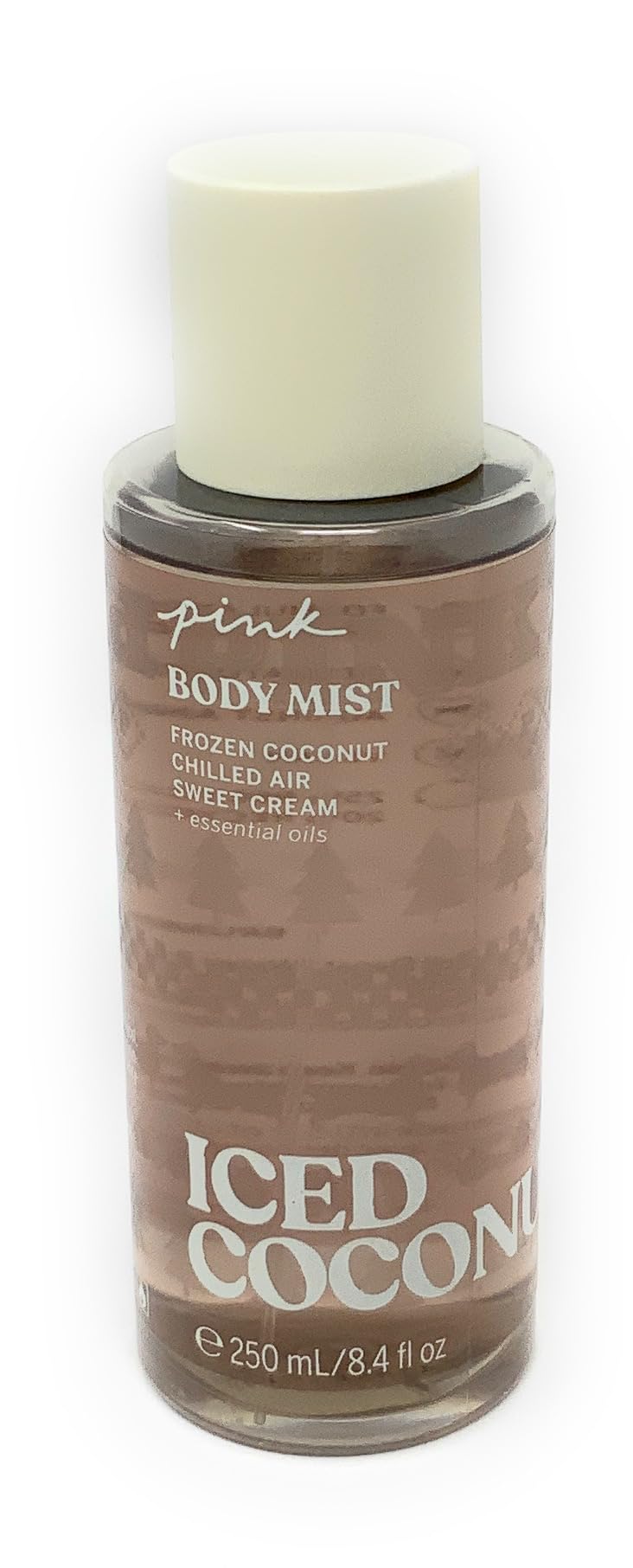 Victoria's Secret PINK Iced Coconut bottle pour, refreshing daily use