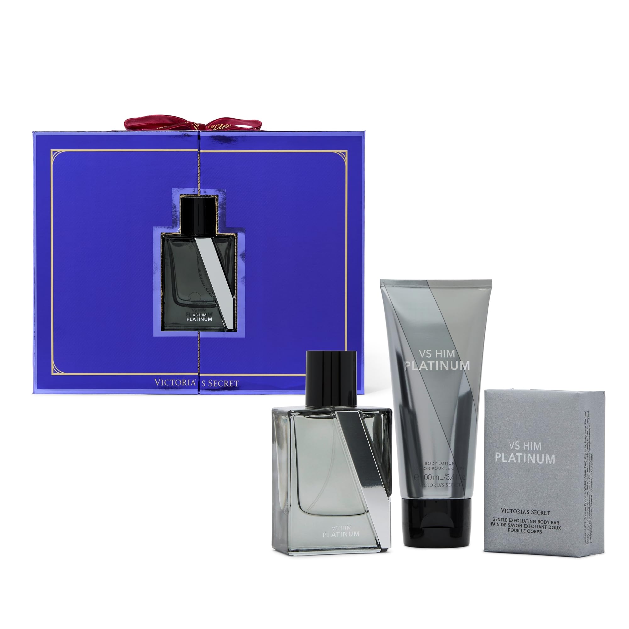 Victoria's Secret Platinum Him eau de parfum bottle, ideal for daily wear.