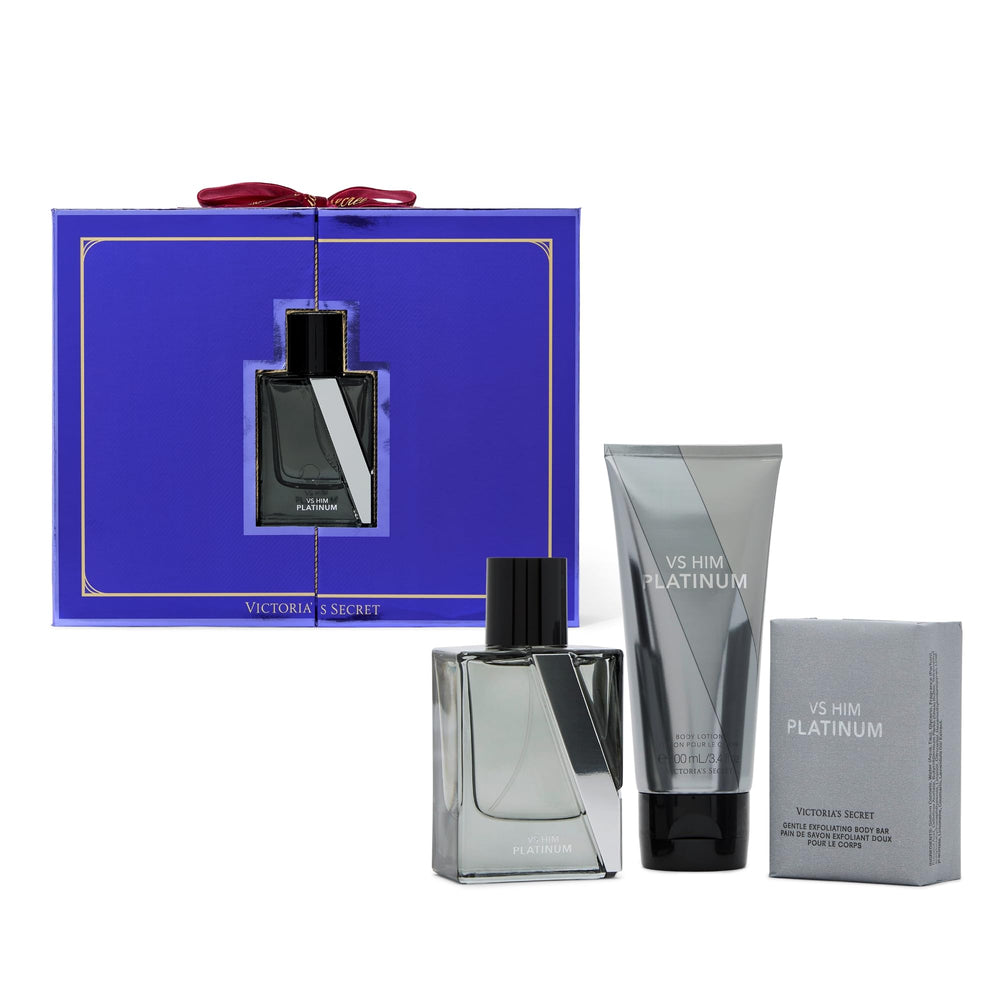 Victoria's Secret Platinum Him eau de parfum bottle, ideal for daily wear.