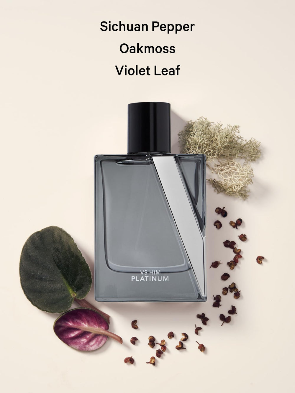 Victoria's Secret Platinum Him gift packaging, elegant presentation perfect for gifting.