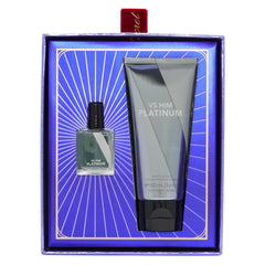 Victoria's Secret Platinum Mini Fragrance Duo packaging highlights premium gift set appeal for travelers.