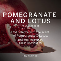 Victoria's Secret Pomegranate and Lotus mist for hair and body with light fragrance.