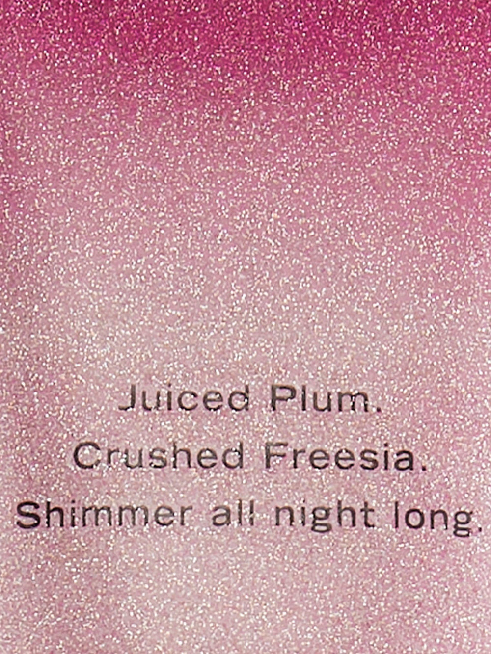 Victoria's Secret Pure Seduction Shimmer lotion texture close-up highlighting smooth application.