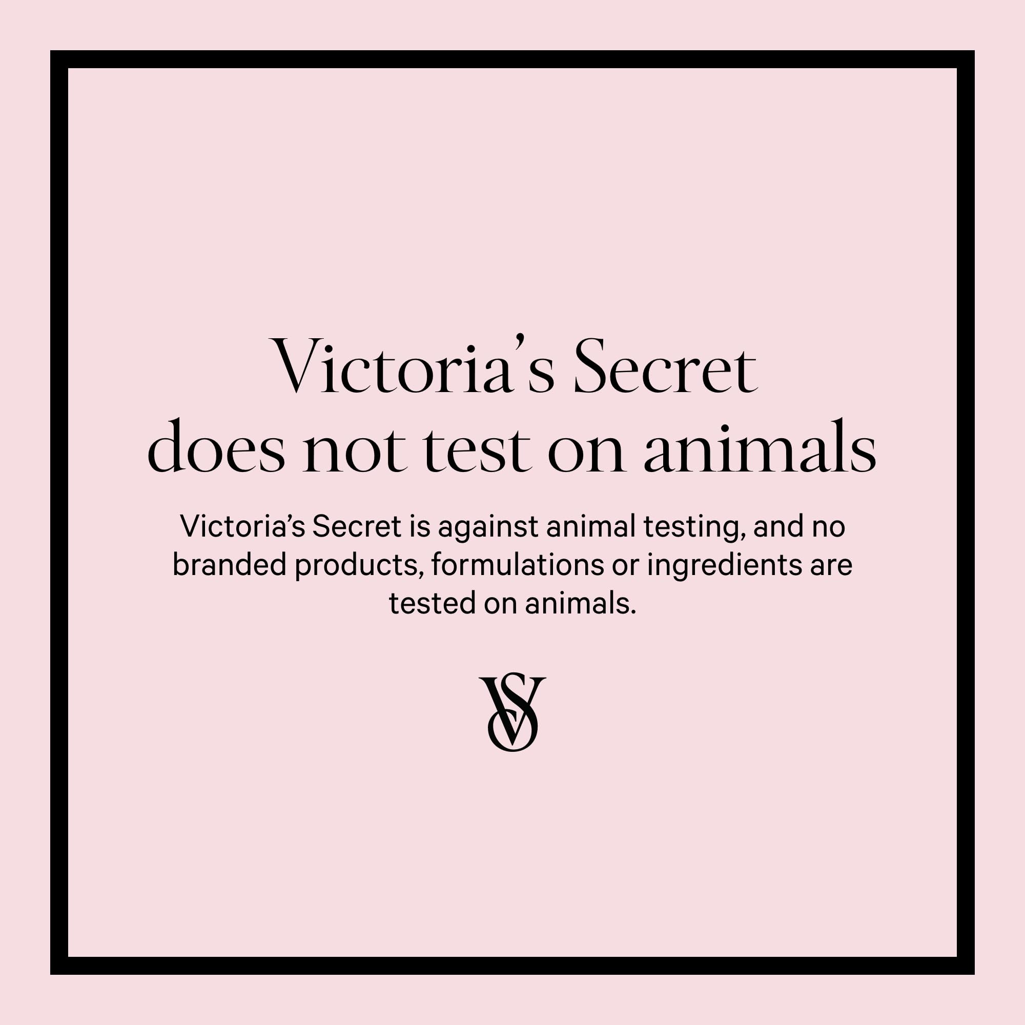 Victoria's Secret Rush Lotion Mist Collection card suggests compatible scents.