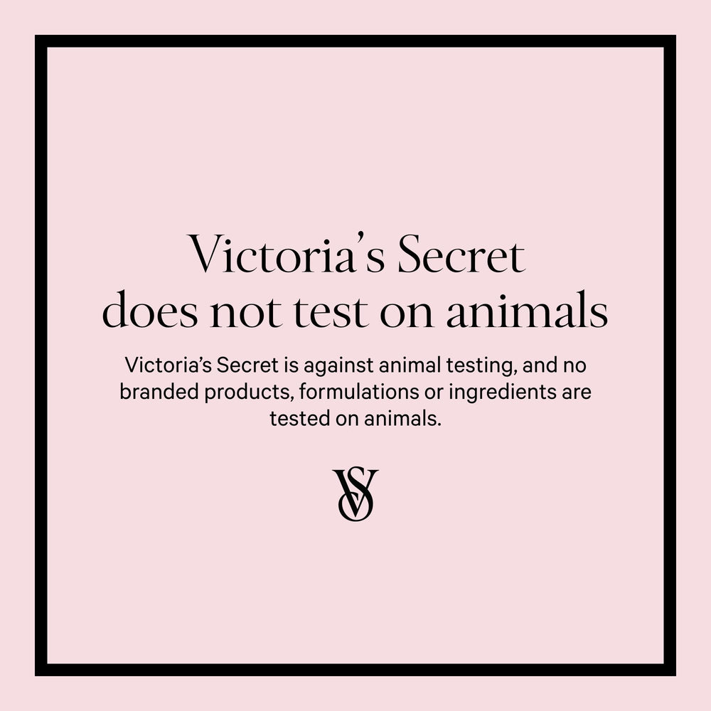 Victoria's Secret Rush Lotion Mist Collection card suggests compatible scents.