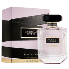 Victoria's Secret Scandalous bottle front view, bold fruity floral fragrance for evening wear.