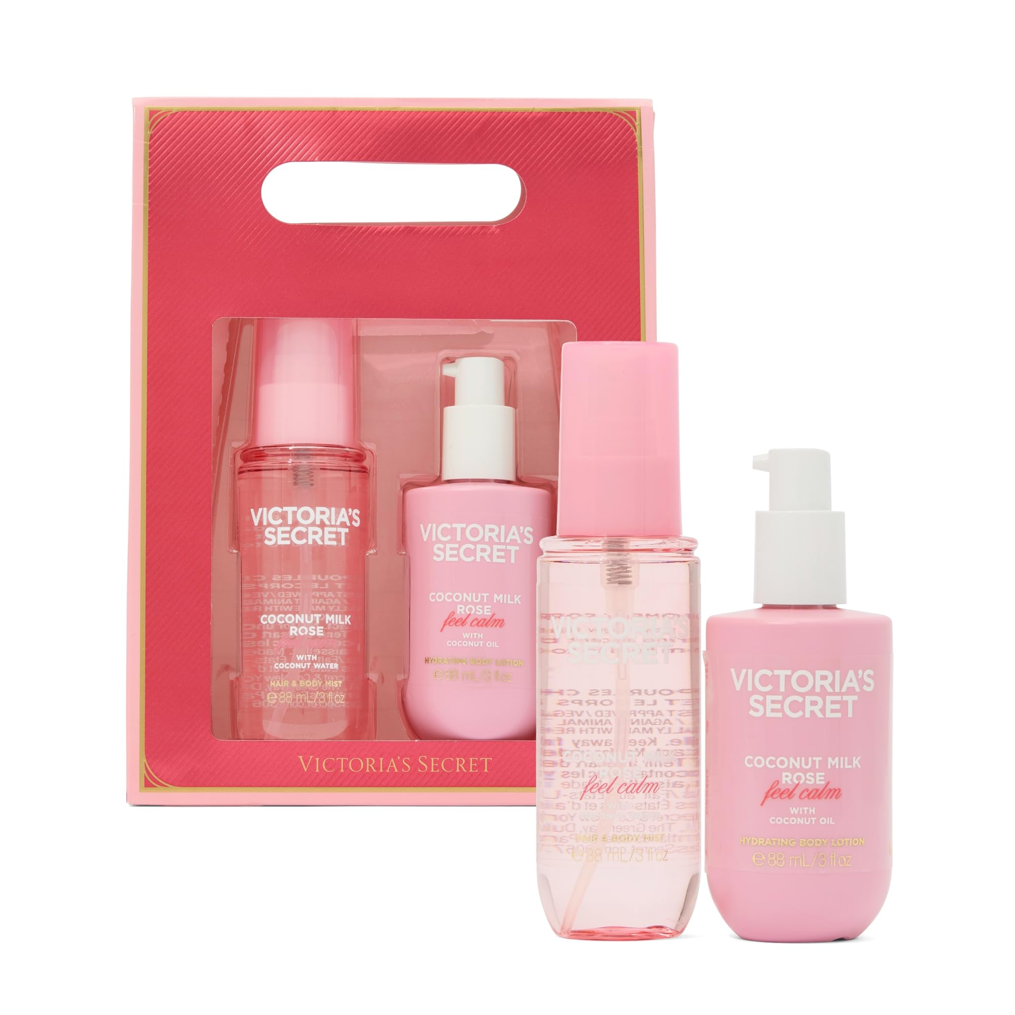 Victoria's Secret set soin corps coco-rose, rituel nourrissant quotidien.