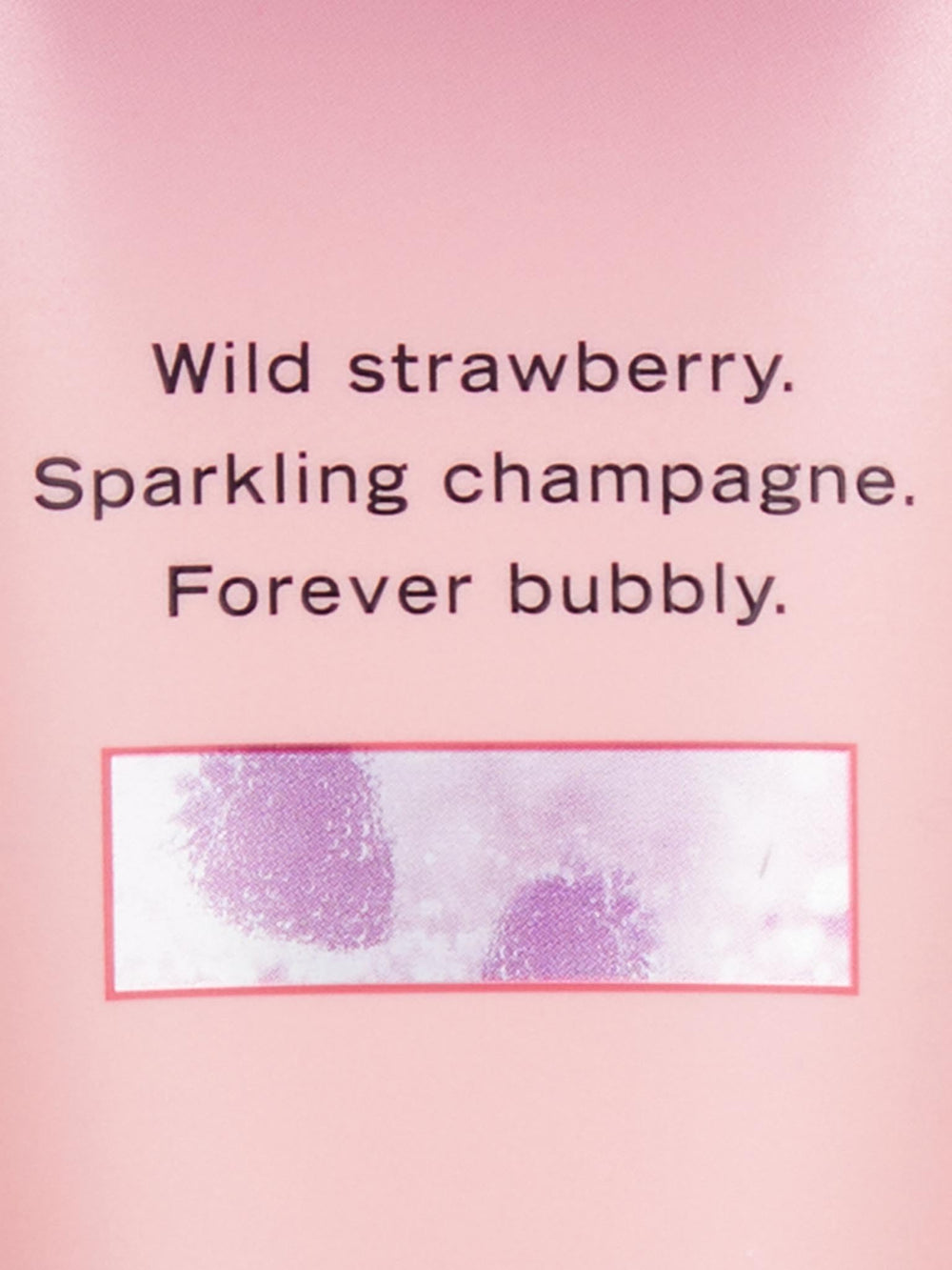 Victoria's Secret Strawberries & Champagne lotion pump dispenses even moisture and fragrance.