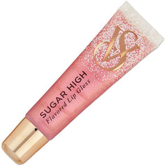 Victoria's Secret Sugar High lip gloss bottle showing a sheer shine for everyday wear.