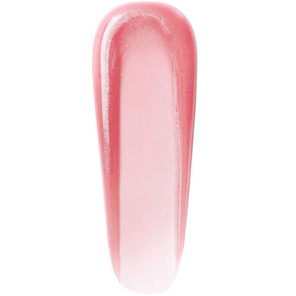 Victoria's Secret Sugar High lip gloss on lips delivering subtle color and gloss.