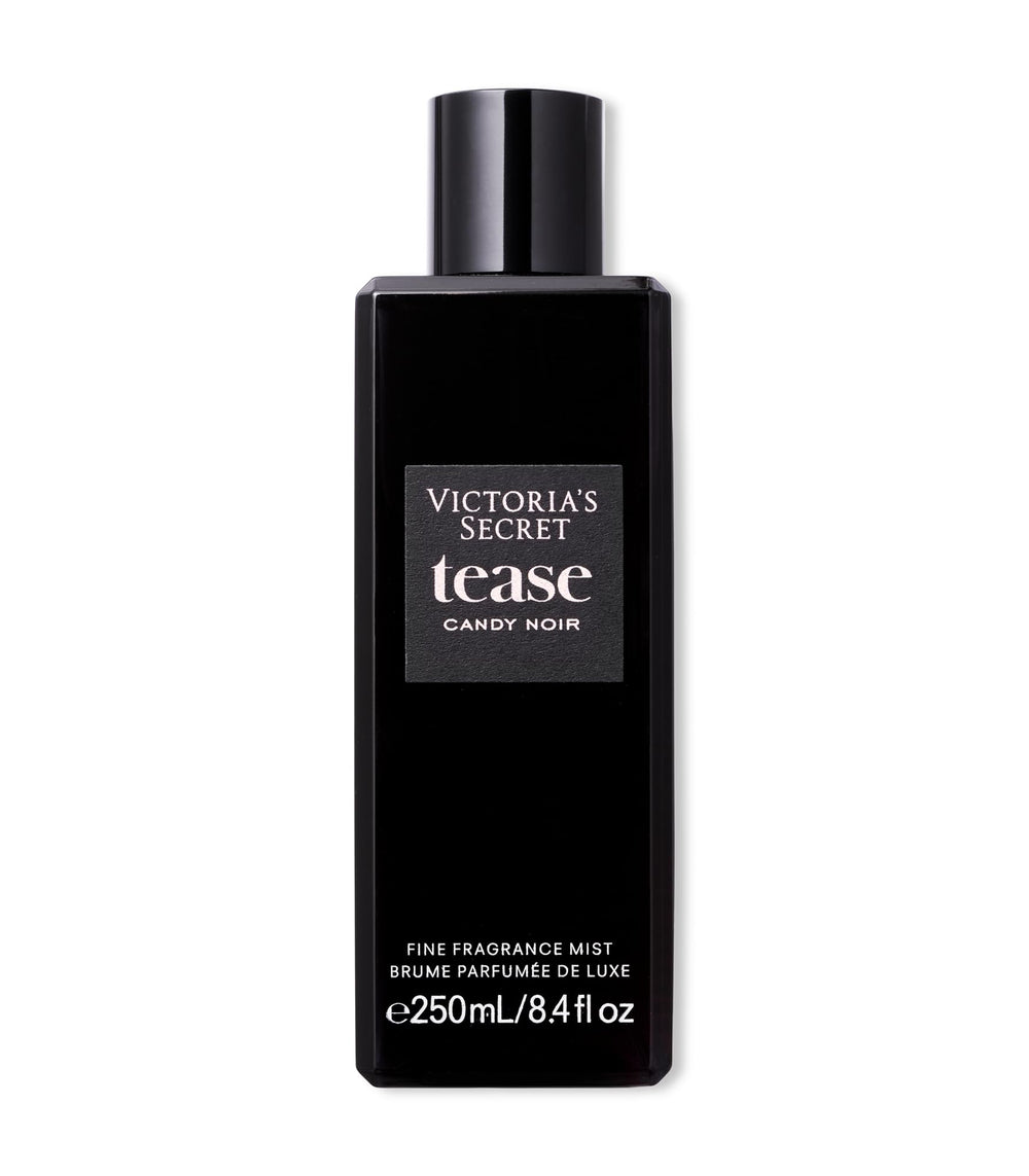 Victoria's Secret Tease Candy Noir bottle shown with a bold gourmand vibe for everyday wear.