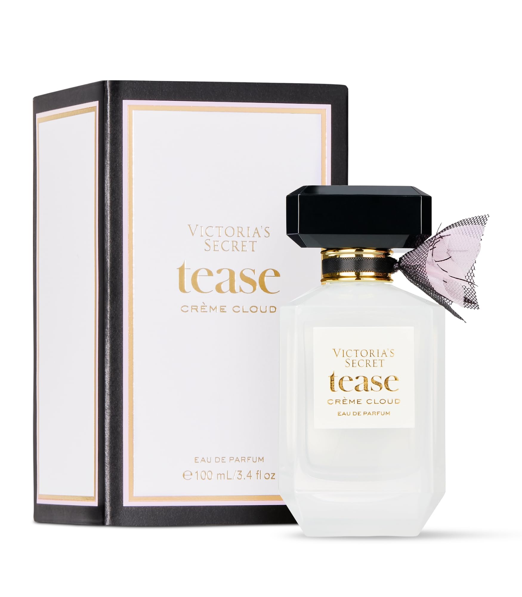 Victoria's Secret Tease Creme Cloud bottle showcases an airy gourmand fragrance.