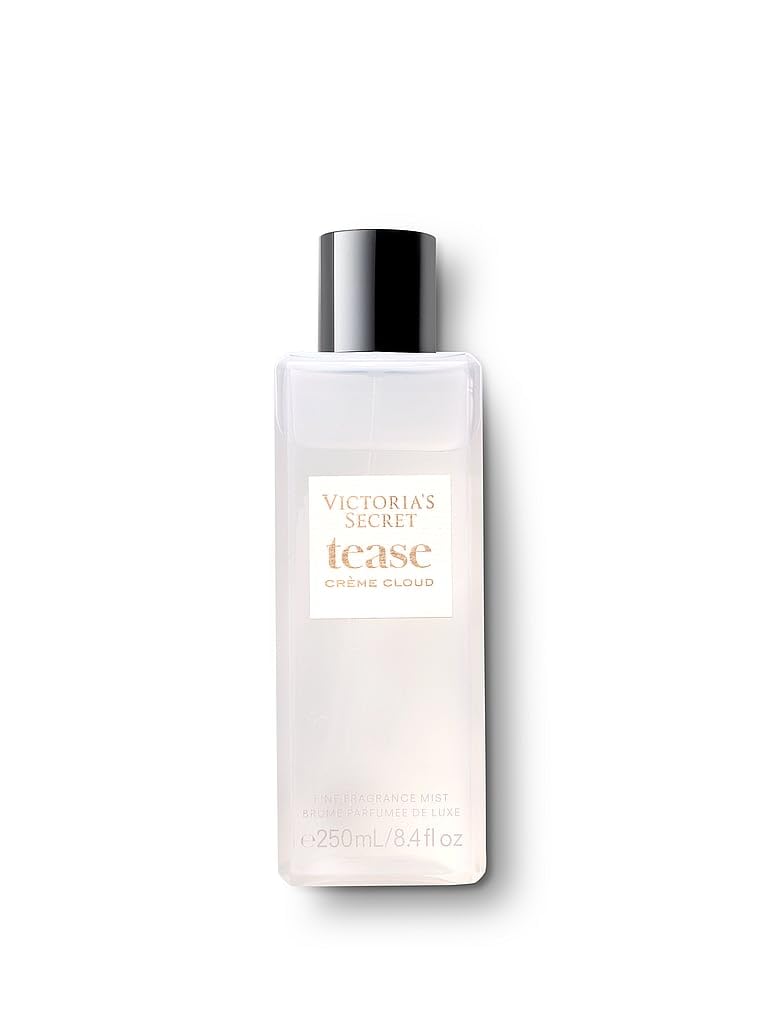 Victoria's Secret Tease Creme Cloud Mist bottle for all-day light fragrance.