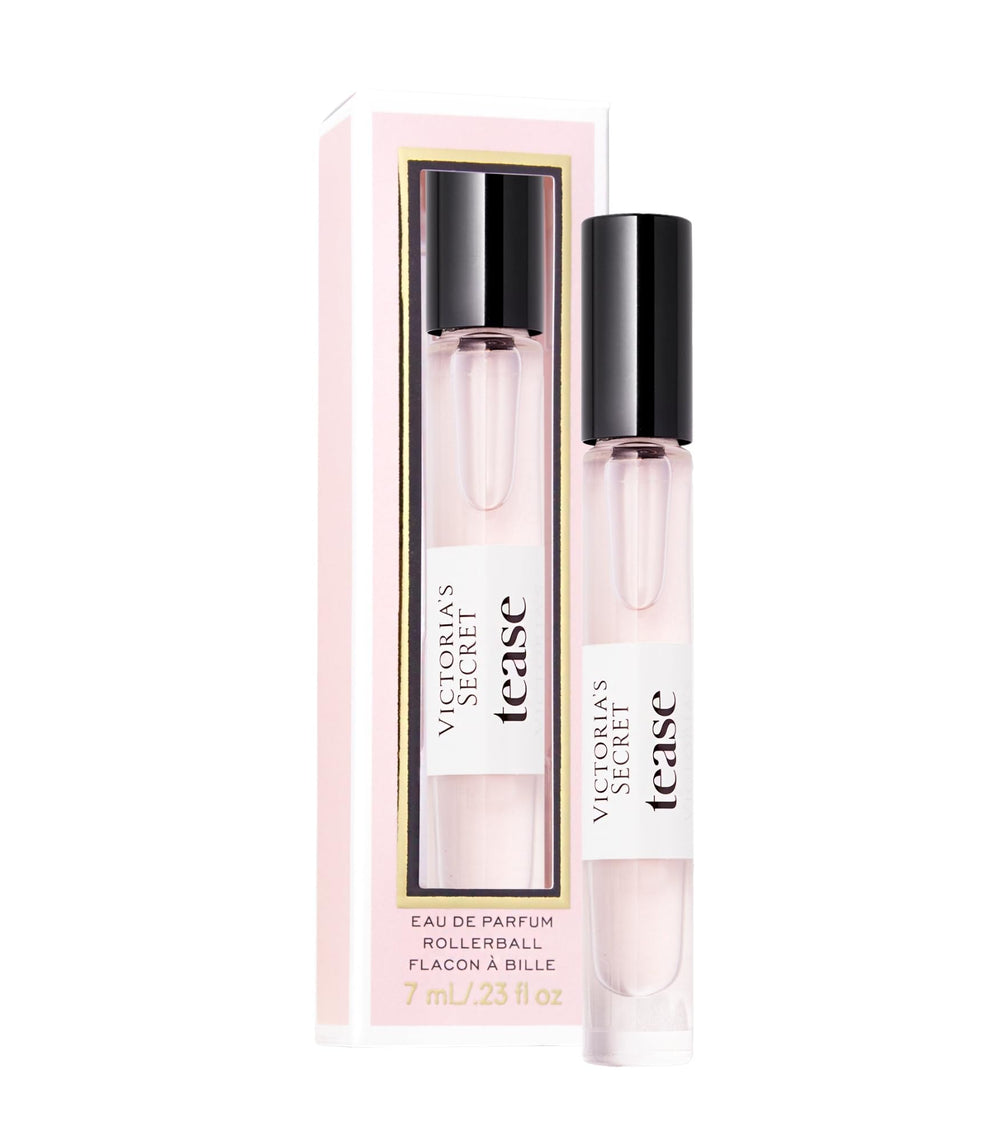 Victoria's Secret Tease travel spray bottle ready for on-the-go fragrance.