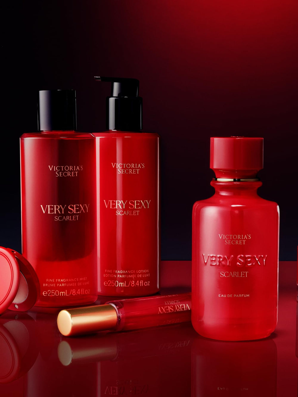Victoria's Secret Very Sexy Scarlet silk ambrette base for a sophisticated, seductive trail.