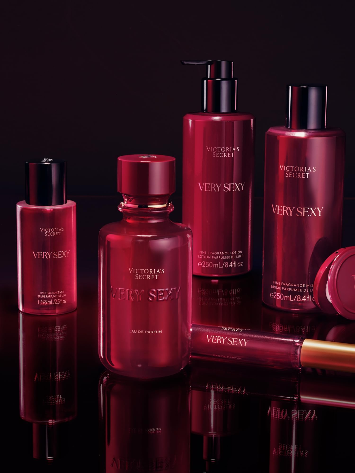 Victoria's Secret Very Sexy travel-size packaging ready for TSA carry-ons and trips