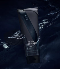 Victoria's Secret VS Him Deepwater lotion texture shown on skin for quick absorption.
