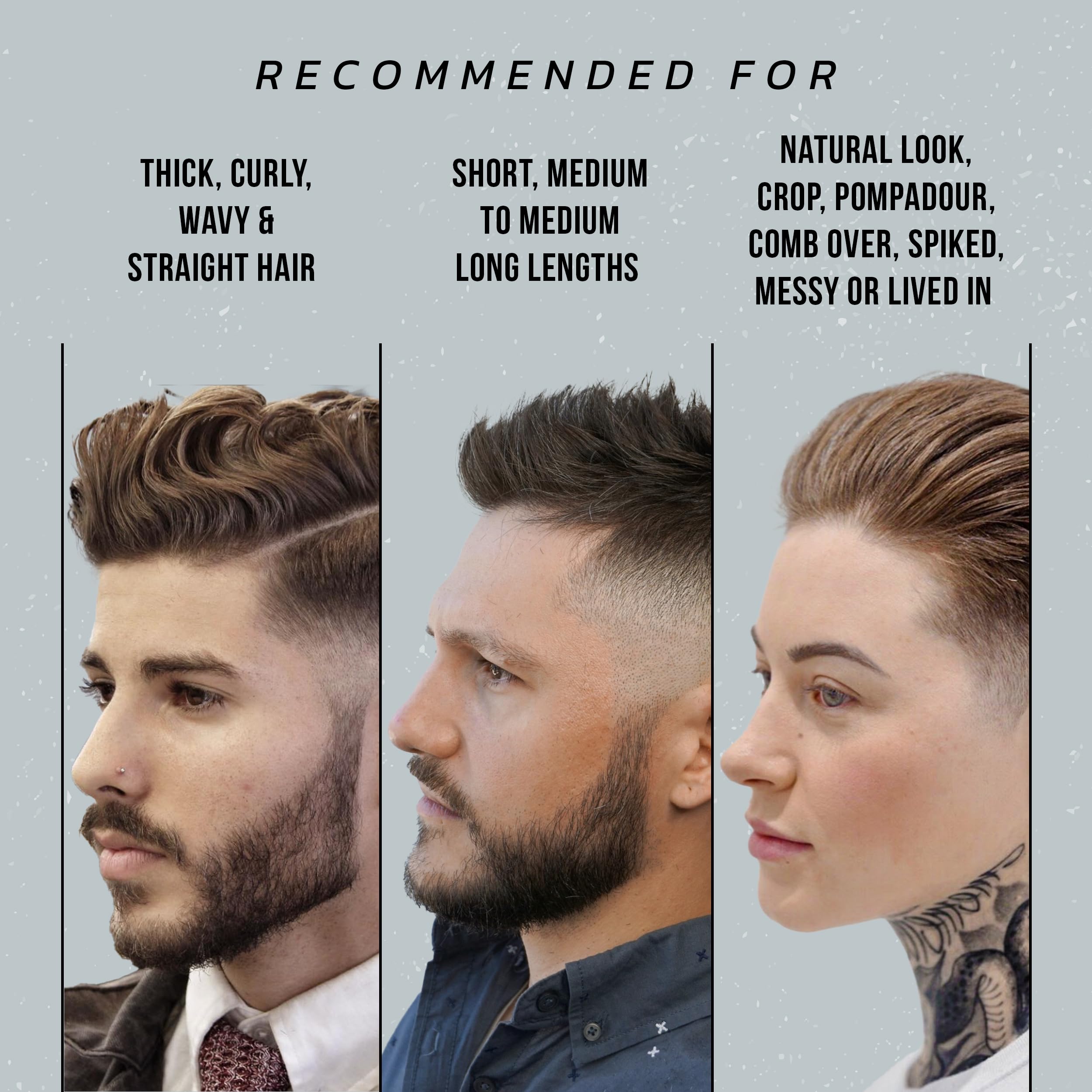 Victory Crown Matte Pomade consistency swatch highlights matte texture without shine.