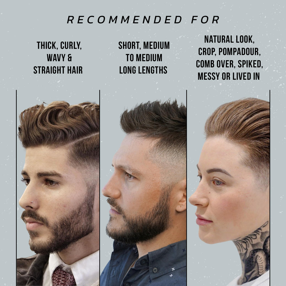 Victory Crown Matte Pomade consistency swatch highlights matte texture without shine.
