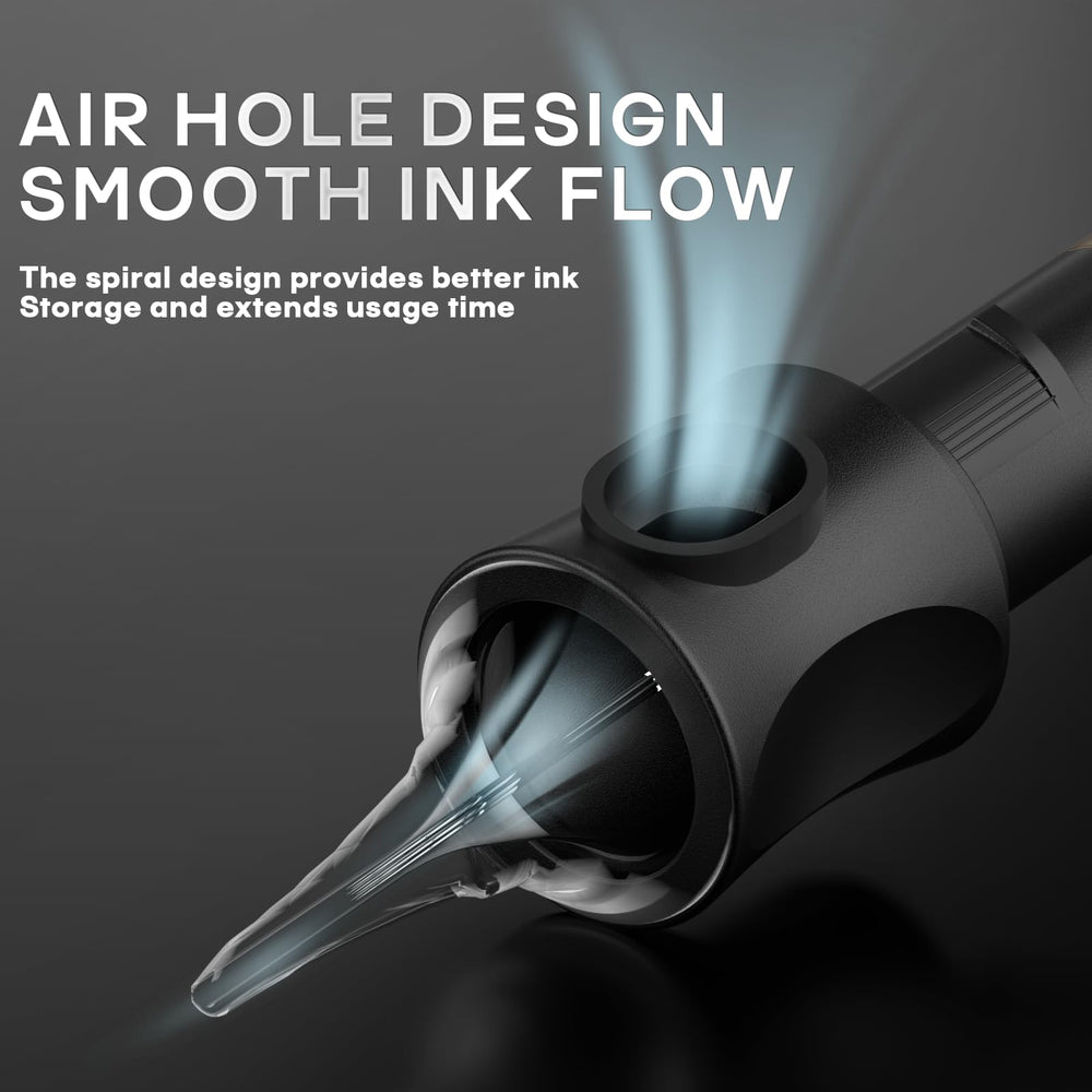 Vidattx Poseidon 1211RL needle enables bold outlines with reliable precision.