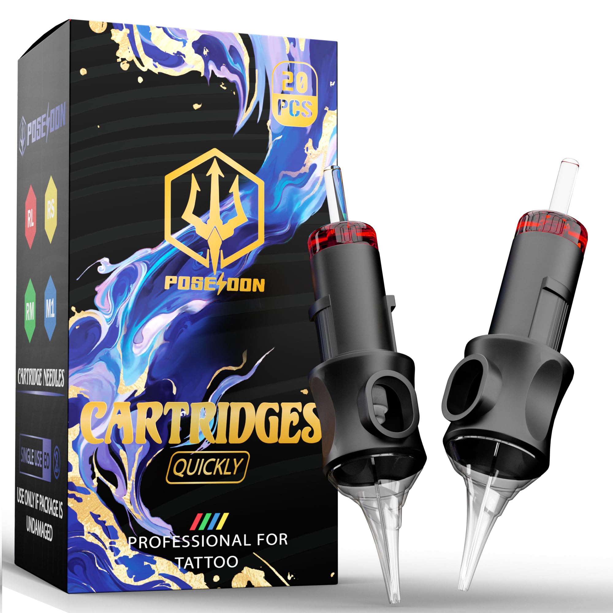 Vidattx Poseidon 20pcs needles set ready for precise lines