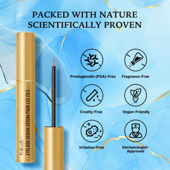 Pestañas más densas y definidas con VieBeauti Serum.