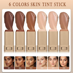 Vienflona Beauty Balm Serum swatches on skin reveal light, buildable coverage