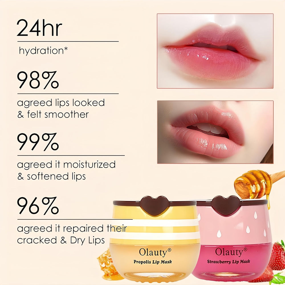 Vienflona bee lip balm stick in use delivers quick moisture on-the-go.