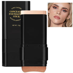Vienflona Foundation Stick dual-ended-application delivers quick, seamless blending for a natural look.