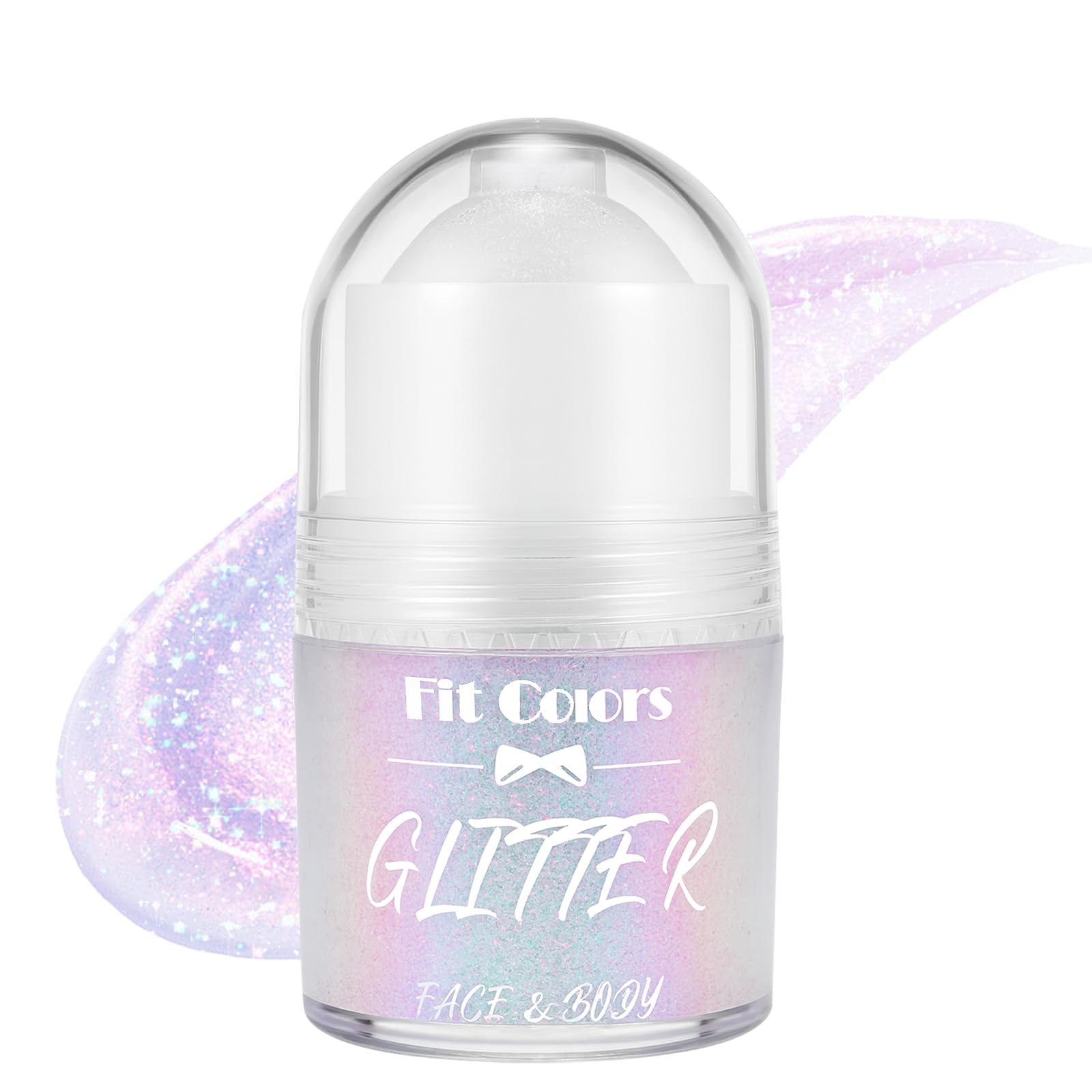 Vigorder roll-on glitter roller for even, hands-free sparkle on skin and hair.