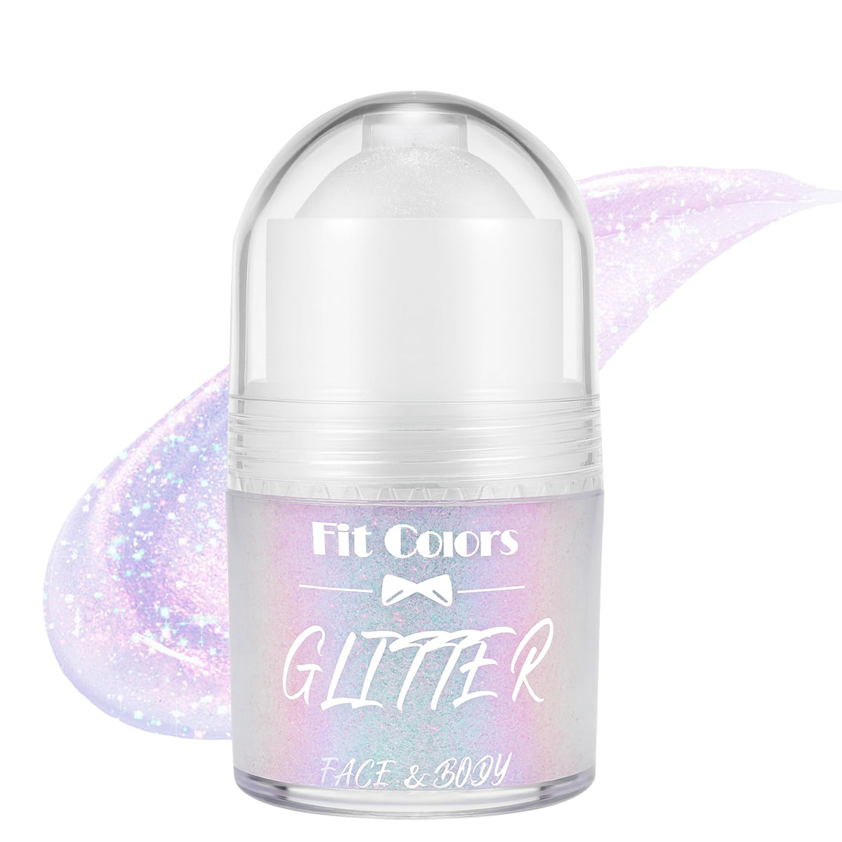 Vigorder roll-on glitter roller for even, hands-free sparkle on skin and hair.