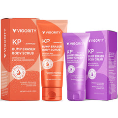 Vigority KP Bump Eraser Scrub texture ready for exfoliation to reveal smoother skin.