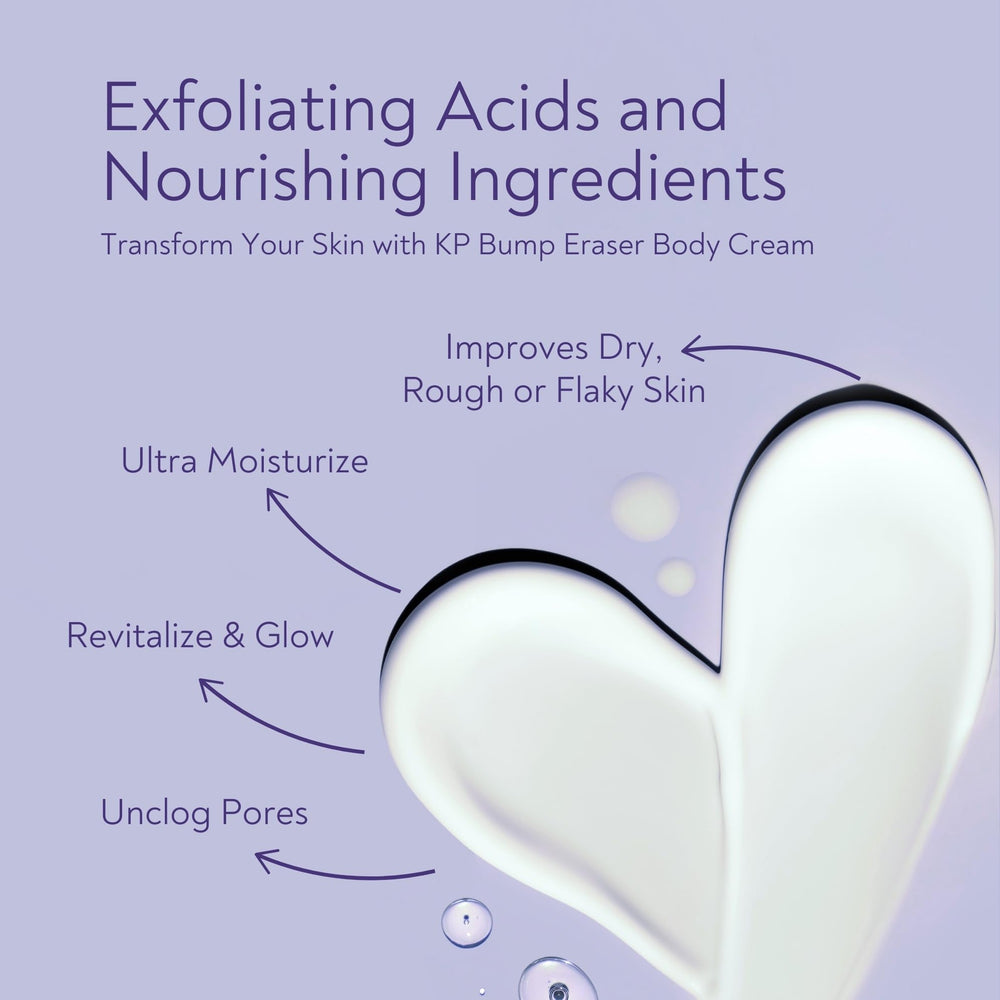 Vigority Smooth skin texture after KP care routine.