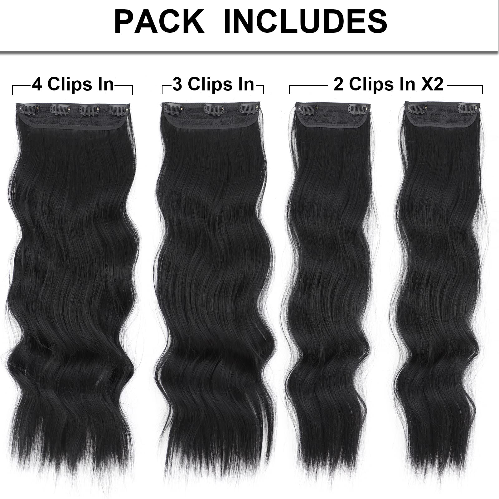 Vigorous extensions with 2-, 3-, and 4-clip options for versatile placement