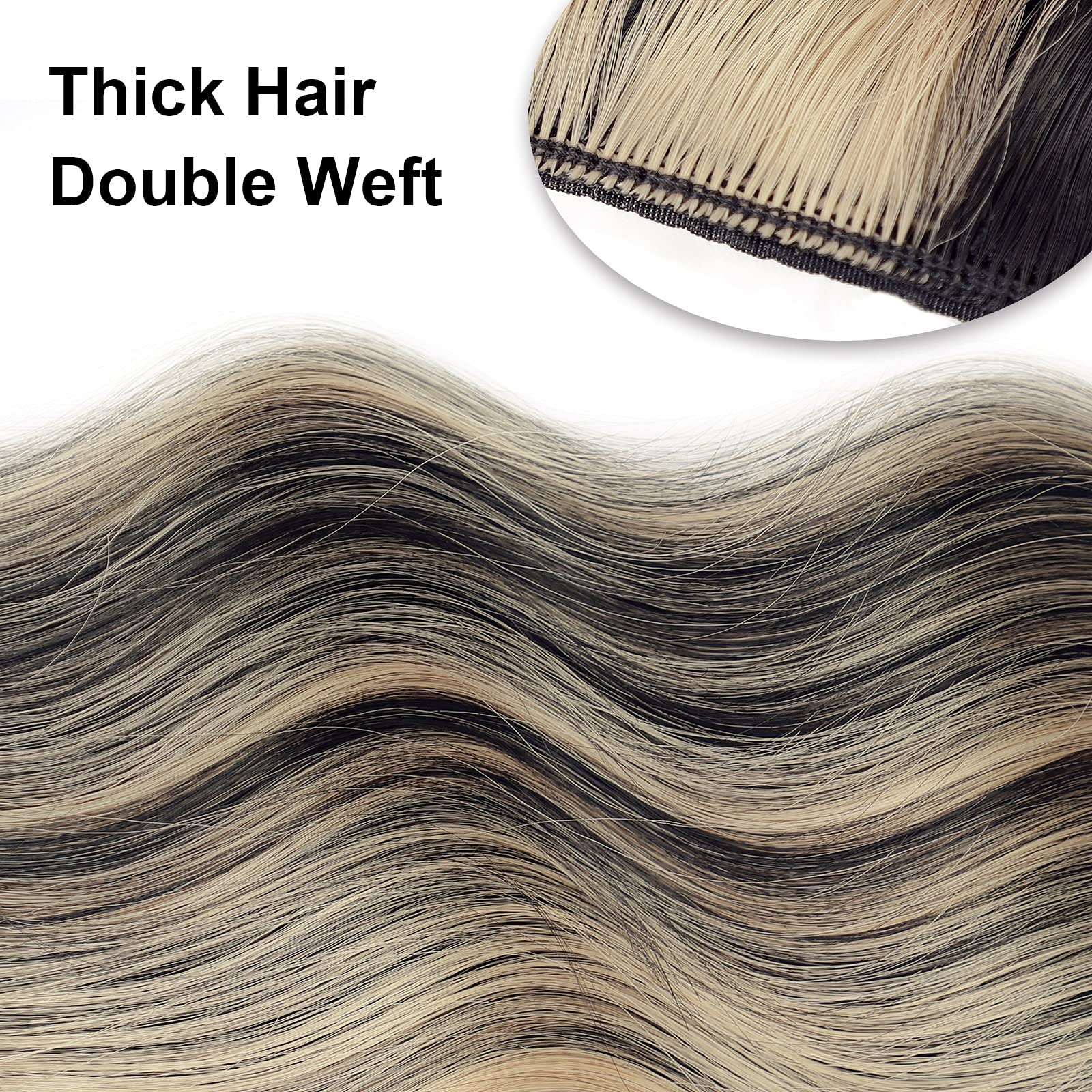 Vigorous heat-resistant synthetic fibers mimic natural hair texture