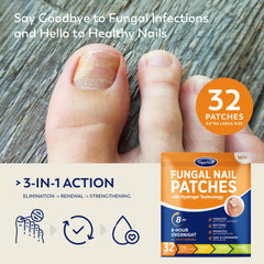 VigorWell hydrogel technology patch for quick absorption and renewed nails.