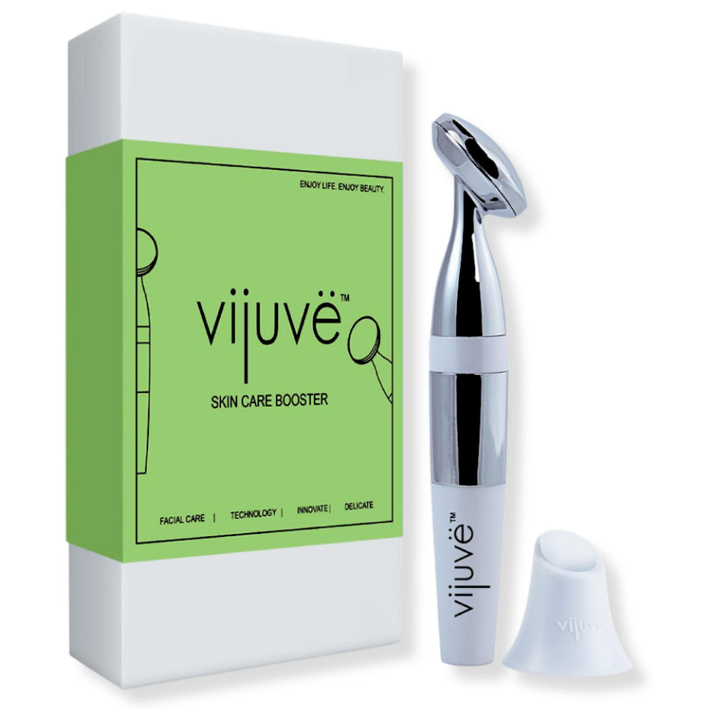 VIJUVE anti-aging face massager front view enhances serum absorption for smoother skin