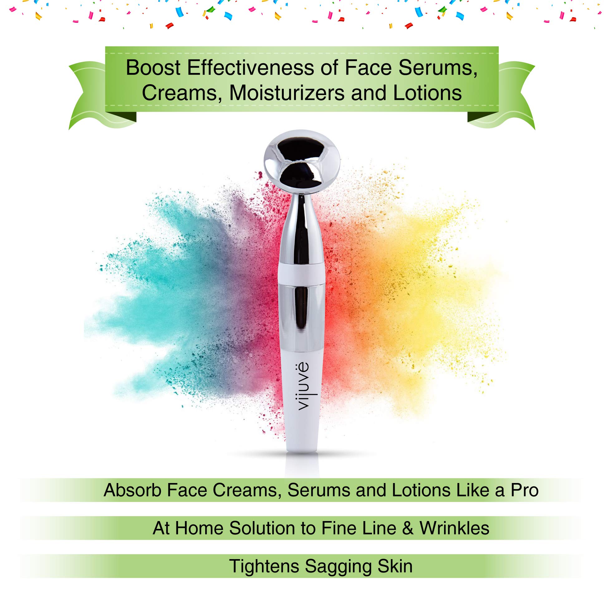 VIJUVE precision tip targeting under-eye area helps reduce puffiness and define contours