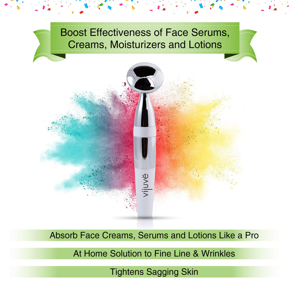 VIJUVE precision tip targeting under-eye area helps reduce puffiness and define contours