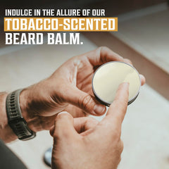 Beard texture after use with subtle shine and manageability