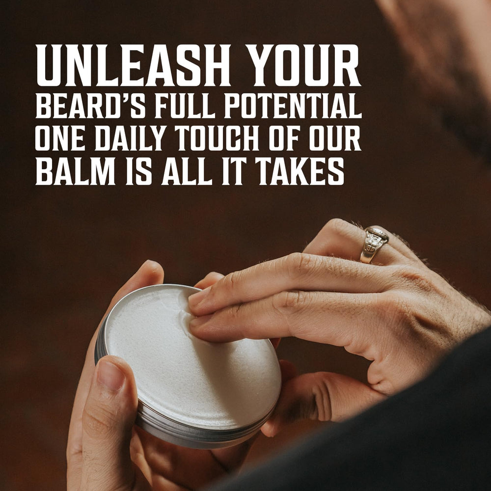 Viking Revolution beard balm variety pack front view highlighting all four scents.