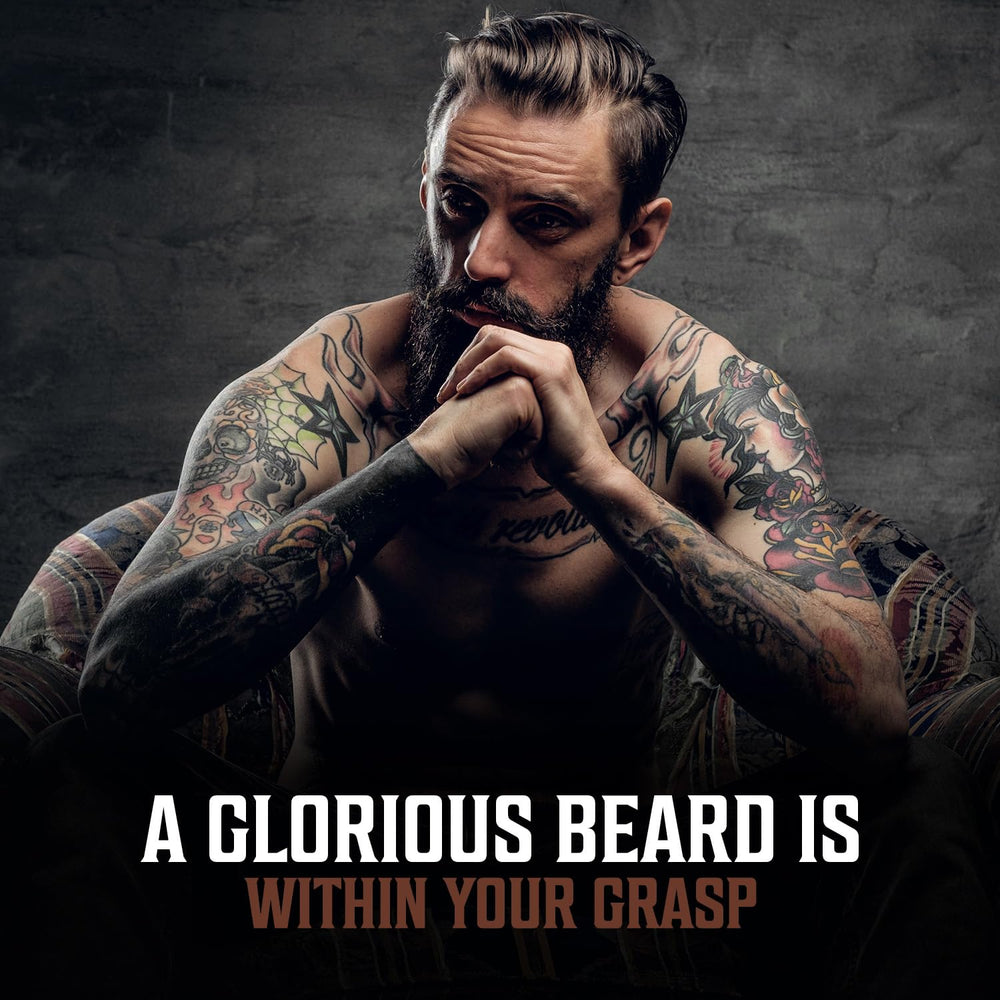Viking Revolution beard care routine setup suggests easy daily grooming