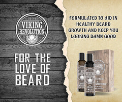 Viking Revolution beard conditioner bottle delivering hydration for a healthier-looking beard
