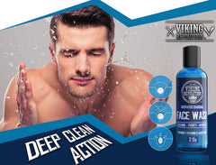 Viking Revolution wash ingredients featuring Vitamin C and Aloe Vera
