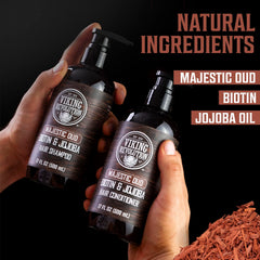 Viking Revolution Majestic Oud conditioner pump for quick, controlled use.