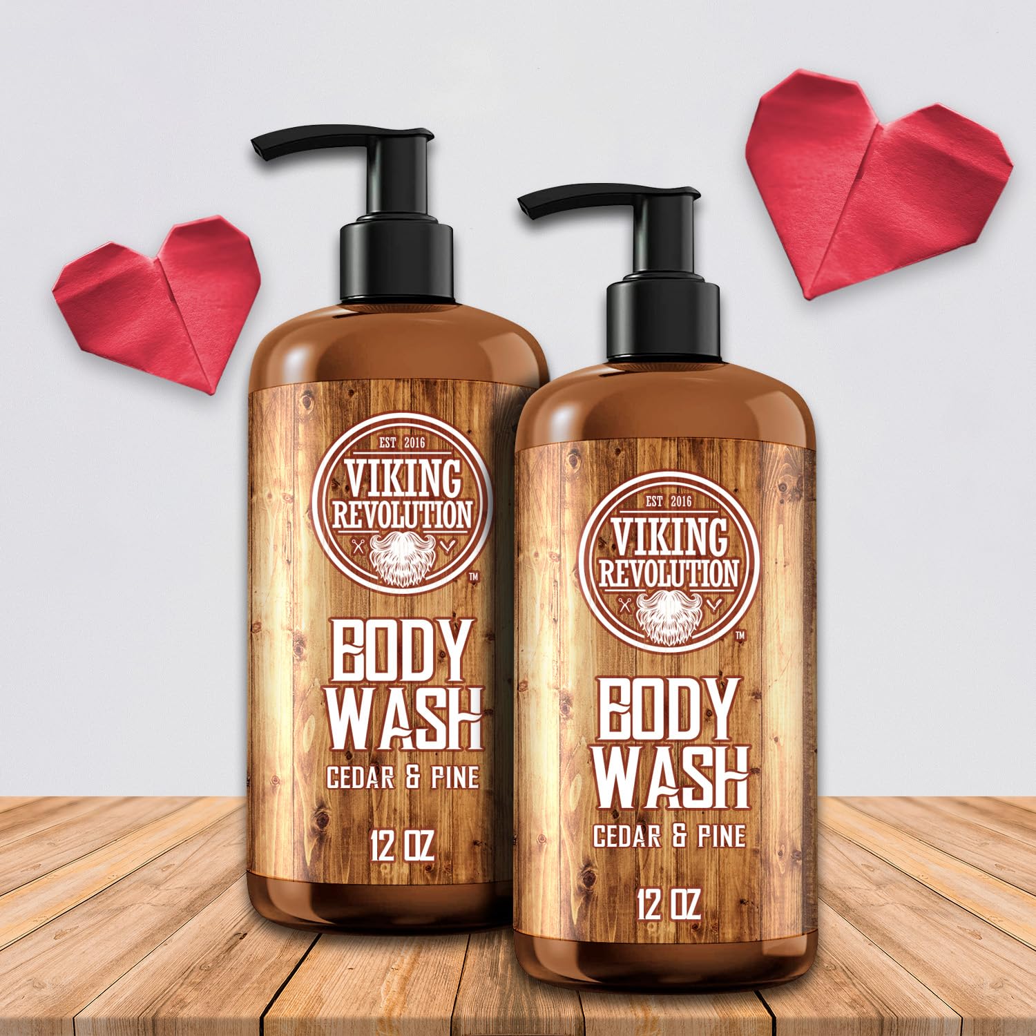 Viking Revolution oregano oil bottle emphasizes natural extracts for skin care.