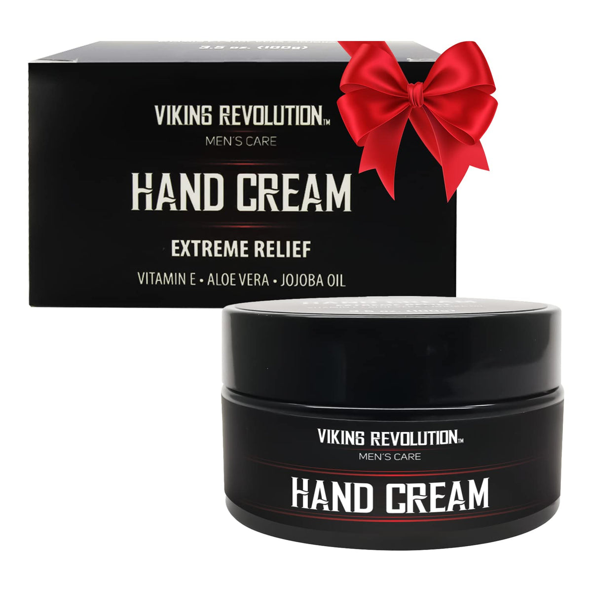 Viking Revolution hand cream packaging shown for quick daily protection.