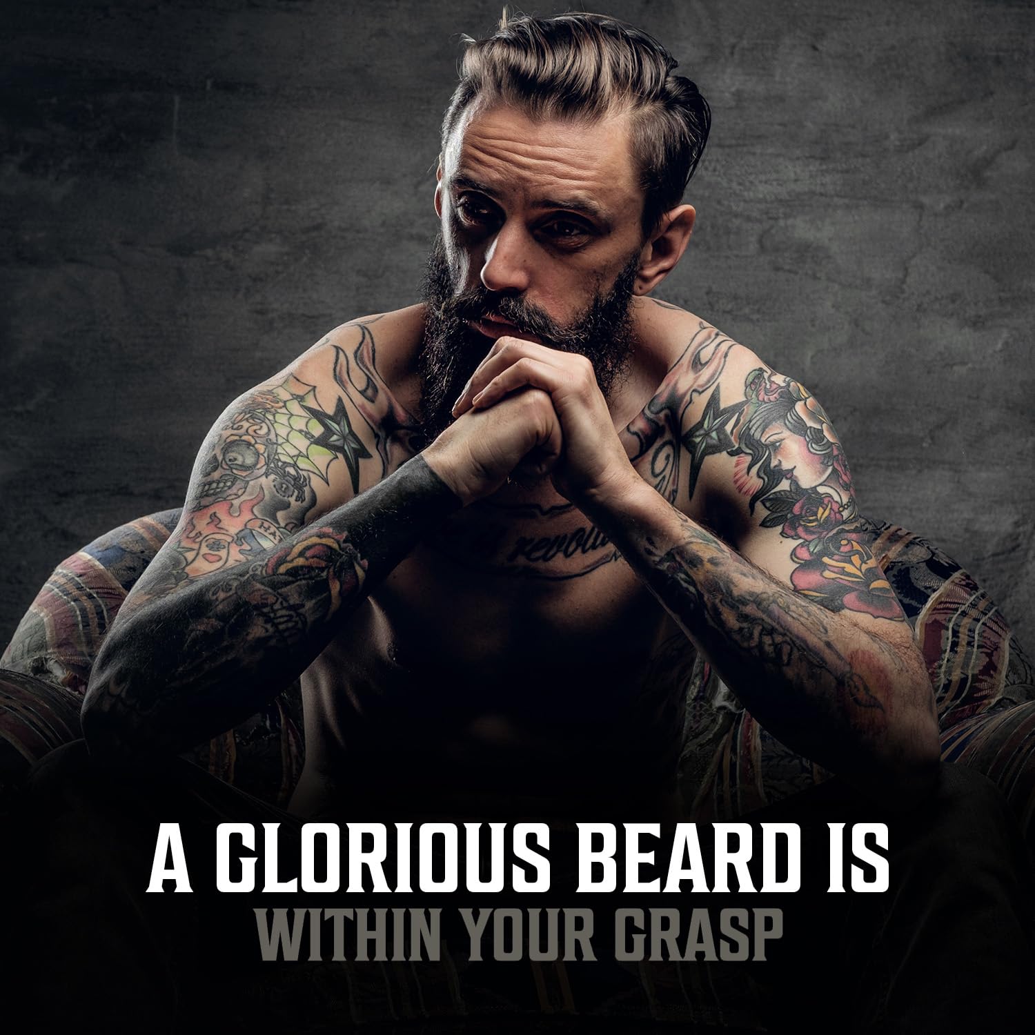 Argan and jojoba blend by Viking Revolution for natural beard conditioning.