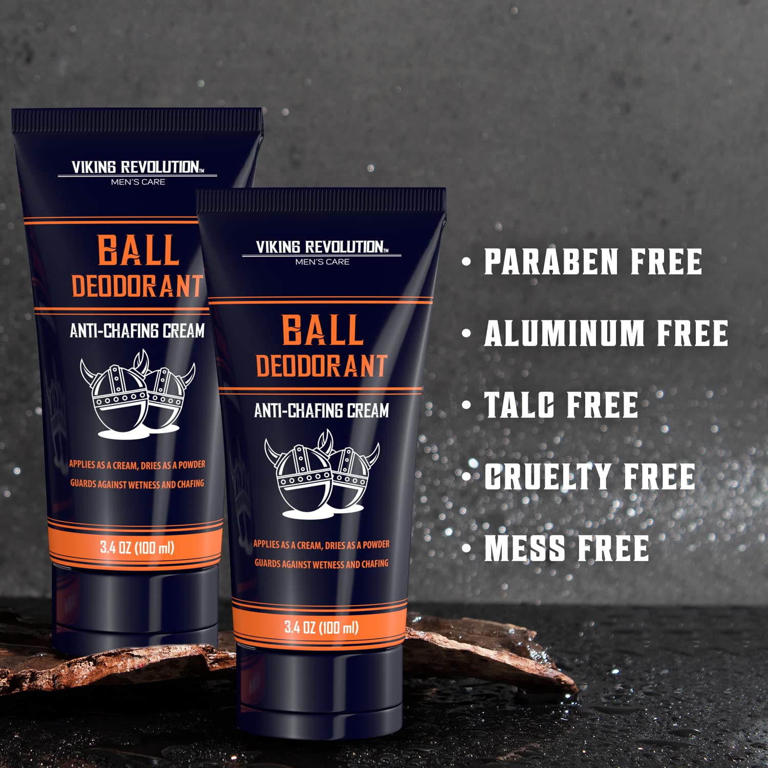 Talc-free and aluminum-free hygiene solution for sensitive skin.